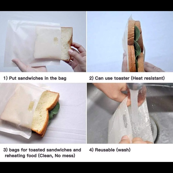 Toaster bags 10 packs - Picture 3 of 6